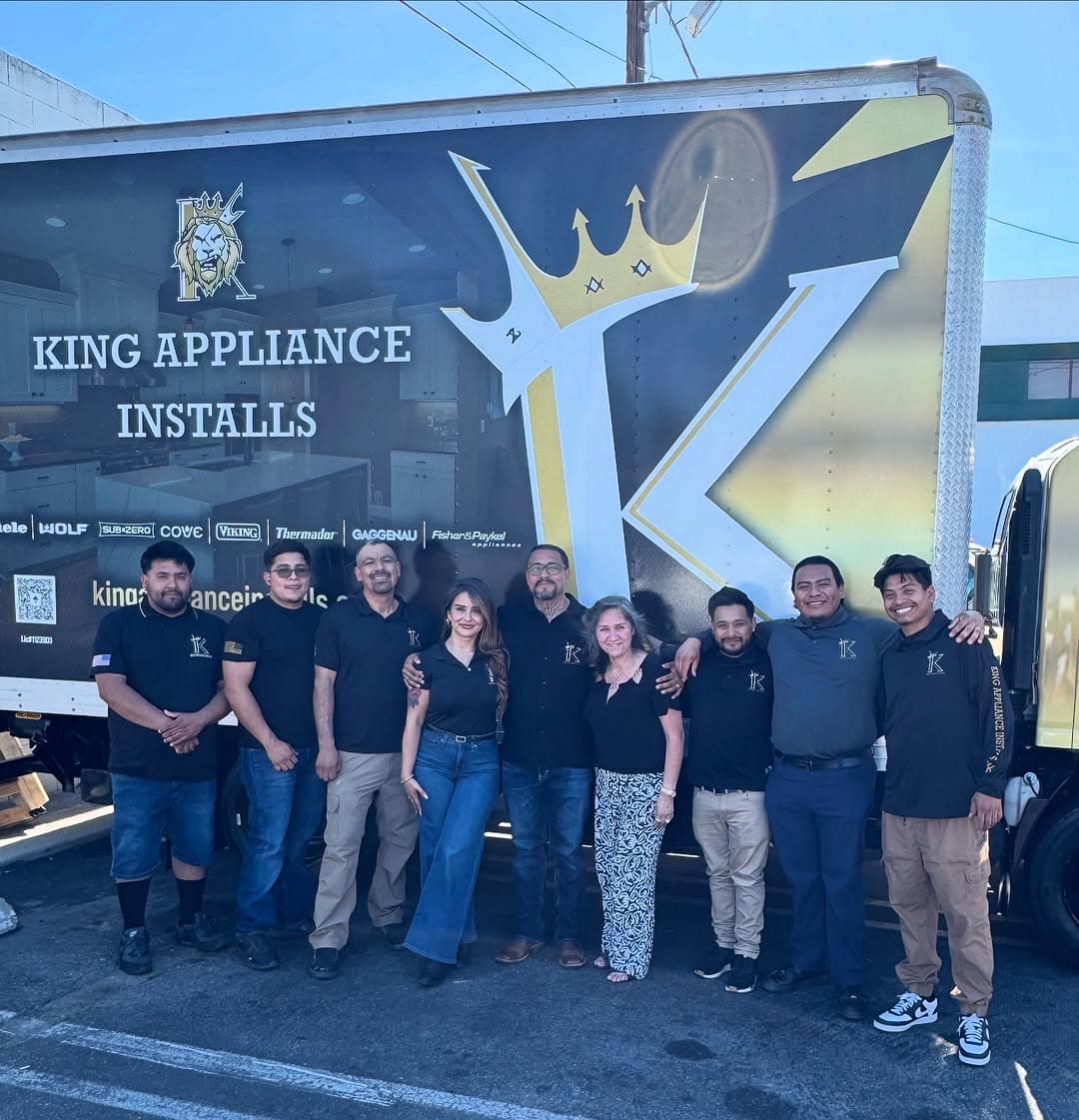 King Appliance Installs premium factory-certified team and fleet
